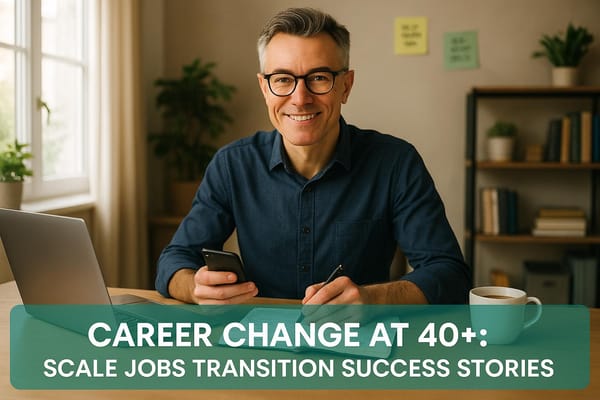 Career Change at 40+: Scale Jobs Transition Success Stories