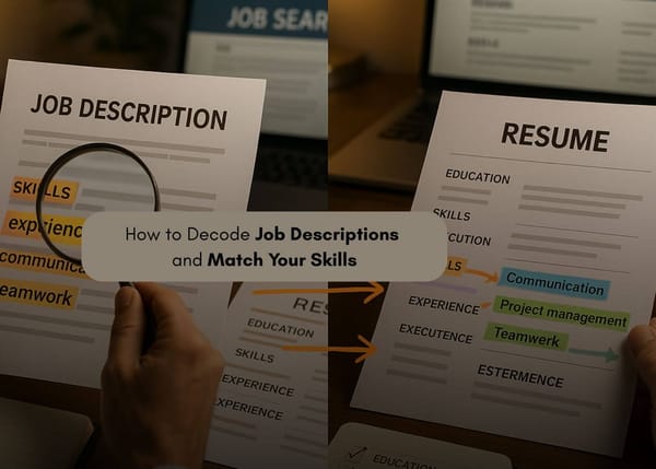 How to Decode Job Descriptions and Match Your Skills