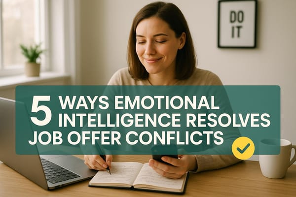 5 Ways Emotional Intelligence Resolves Job Offer Conflicts
