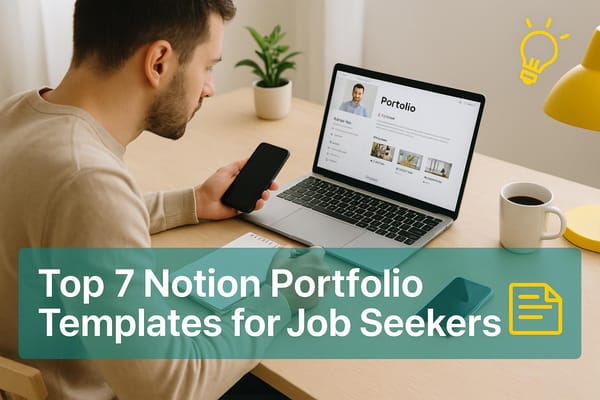 Top 7 Notion Portfolio Templates for Job Seekers