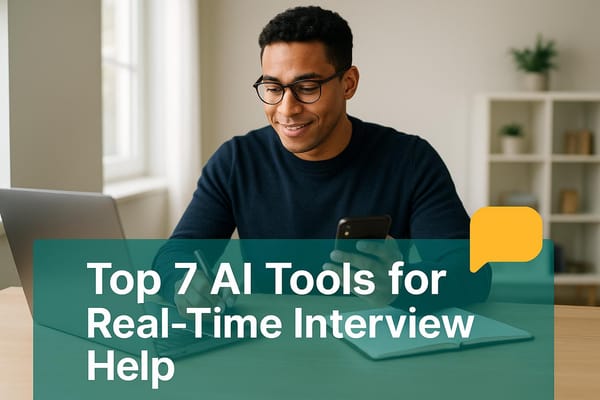 Top 7 AI Tools for Real-Time Interview Help