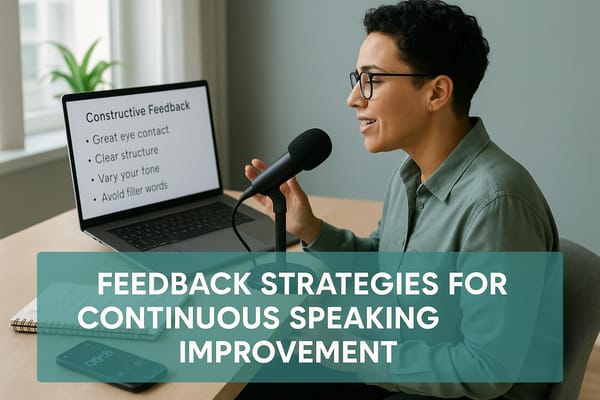 Feedback Strategies for Continuous Speaking Improvement