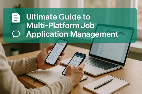Ultimate Guide to Multi-Platform Job Application Management