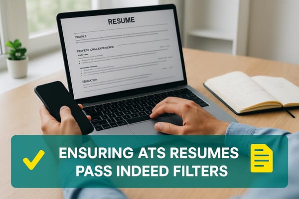 Ensuring ATS Resumes Pass Indeed Filters