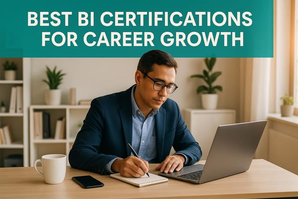 Best BI Certifications for Career Growth