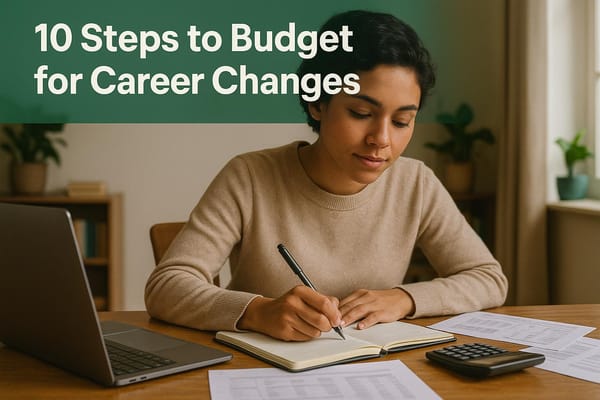 10 Steps to Budget for Career Changes