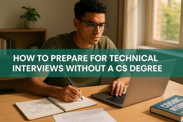 How to Prepare for Technical Interviews Without a CS Degree