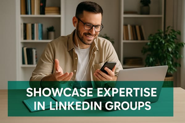 Showcase Expertise in LinkedIn Groups