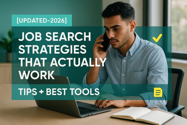 [UPDATED-2026] Job Search Strategies That Actually Work: Tips + Best Tools