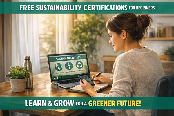 Best Free Online Sustainability Certifications for Beginners