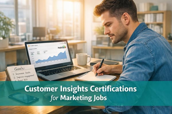 Customer Insights Certifications for Marketing Jobs