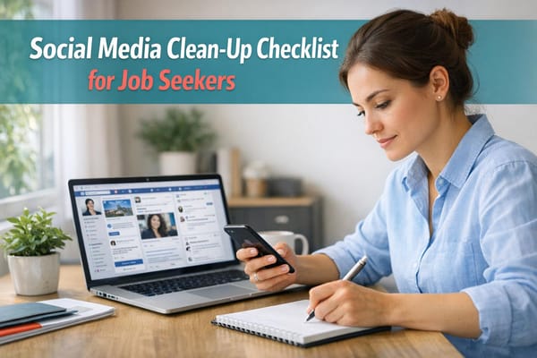 Social Media Clean-Up Checklist for Job Seekers