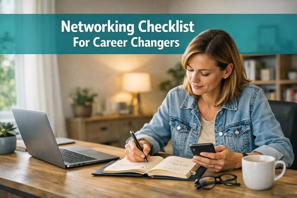 Networking Checklist For Career Changers