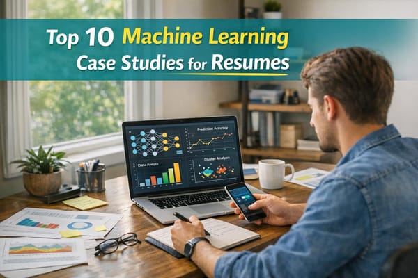 Top 10 Machine Learning Case Studies for Resumes