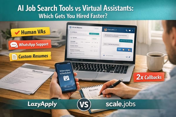 AI Job Search Tools vs Virtual Assistants: Which Gets You Hired Faster?