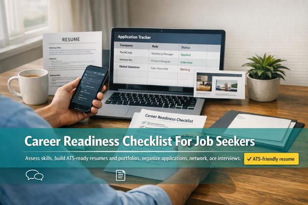 Career Readiness Checklist For Job Seekers