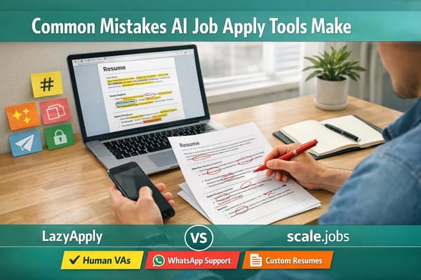 Common Mistakes AI Job Apply Tools Make
