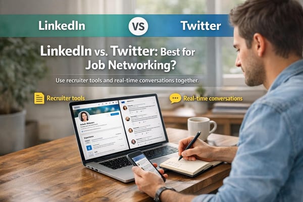 LinkedIn vs. Twitter: Best for Job Networking?