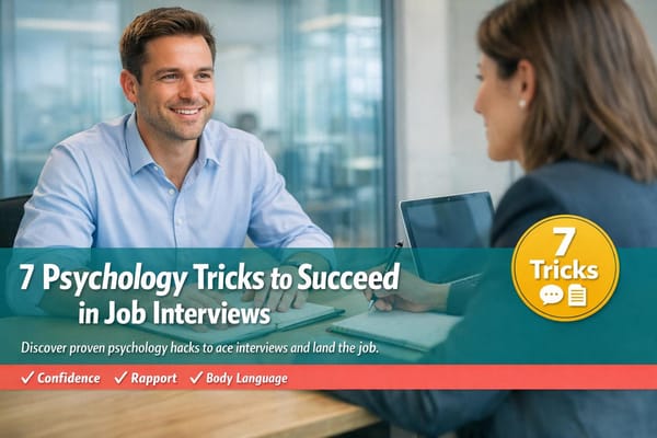 7 Psychology Tricks to Succeed in Job Interviews