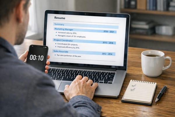 How Recruiters Decide to Shortlist a Resume in 10 Seconds