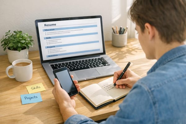 How to Build Your First Resume for Internships