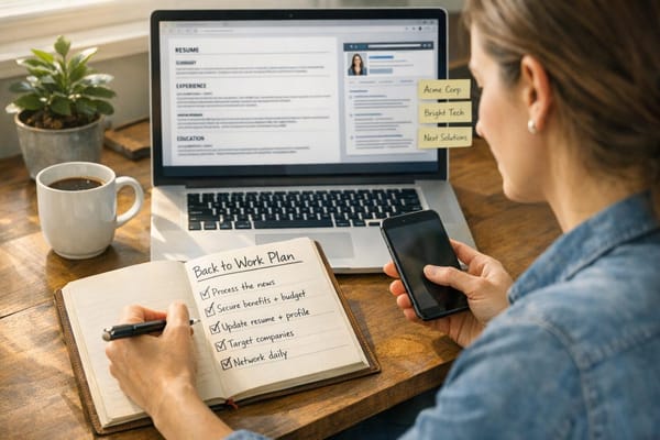 What to Do Immediately After a Layoff to Get Back to Work Faster