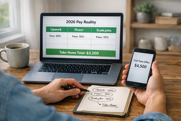 Upwork or Fiverr? The 2026 Pay Reality No One Talks About