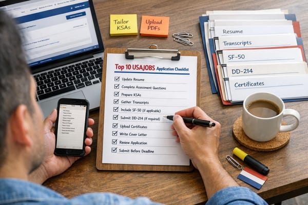 Top 10 Checklist for USAJOBS Applications