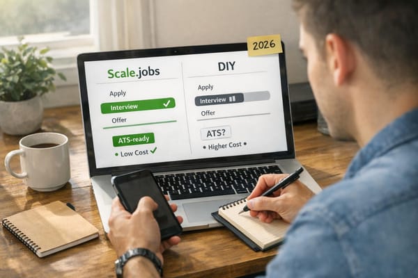 Scale.jobs vs Doing It Yourself: Which Gets You Hired Faster in 2026?