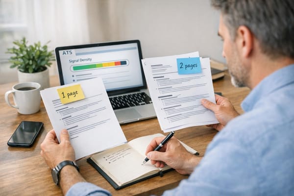 One-Page vs Two-Page Resume: What ATS Prefers in 2026