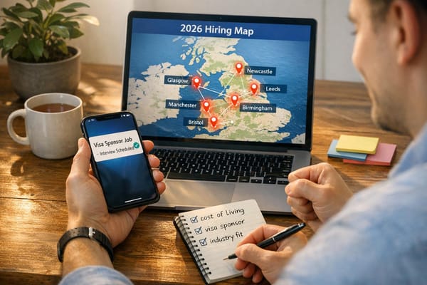Best UK Cities for Visa Sponsor Jobs in 2026 (You'll Be Surprised)