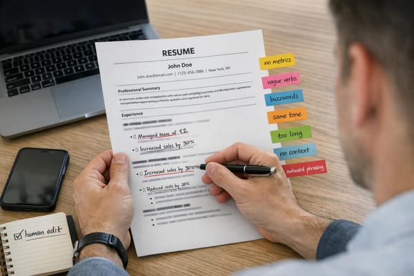 7 Signs Recruiters Know Your Resume Was AI-Written