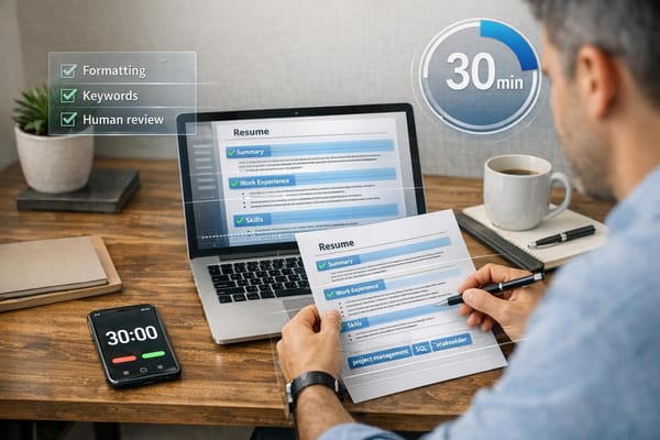 How to Beat ATS in 30 Minutes: Step-by-Step Resume Fix 2026