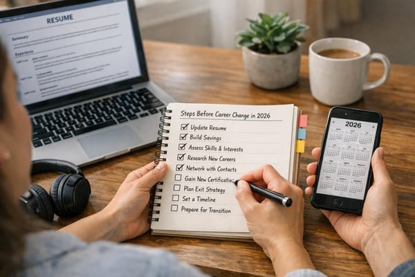 9 Things to Do Before Quitting for a Career Change in 2026