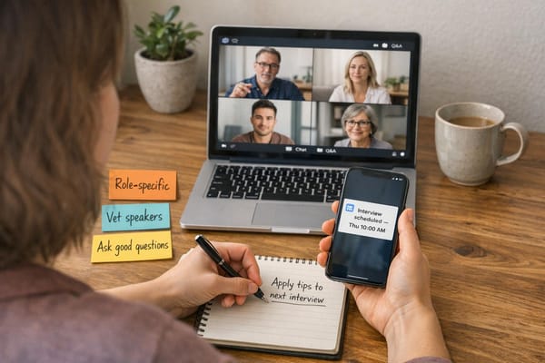 How to Attend the Right Webinars That Actually Help You Get Hired