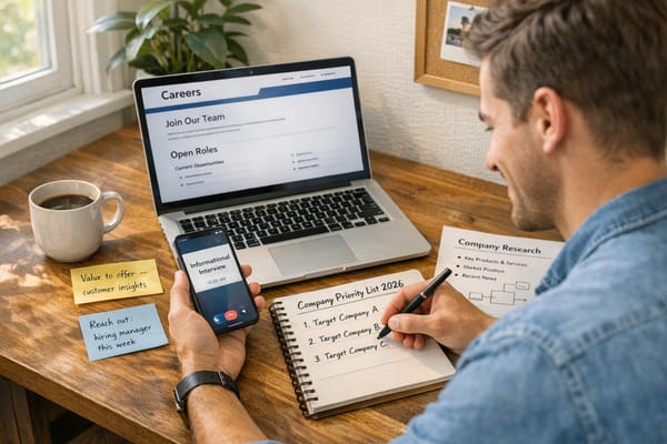 How to Land a Job in 2026: Company-Forward Strategy